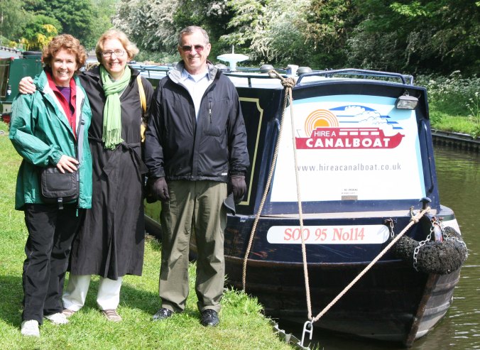 Our crew. Peggy and Jane operated the locks. Jim and I piloted the boat. 