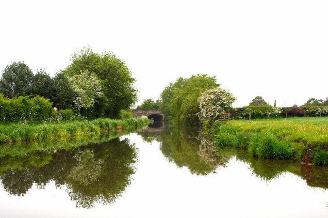 As this photo suggests, the Trent and Mercey Canal Canal can be quite scenic.