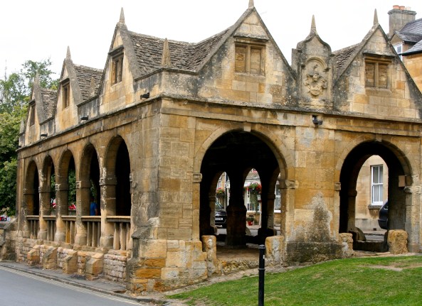 The historical market in Chipping Campden.