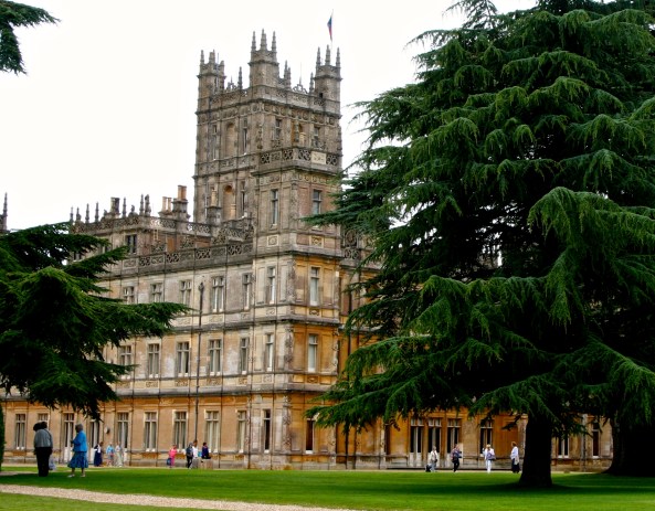 Historically, what was once a medieval palace became a house and then a castle rebuilt between 1838-1878. Over 1000 acres, it is considered a parkland featuring lawns, cedars, and deciduous trees….and a few gardens.