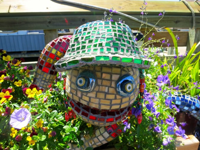 And this guy popped out of a flower pot.