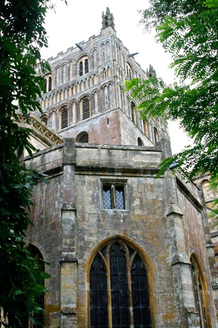 The armies of King Henry VIII destroyed the churches primarily for the lead. The people of Tewkesbury paid the King the value of the lead and saved the church.