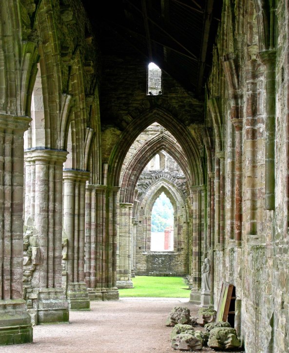 Tintern Abbey grand hallway