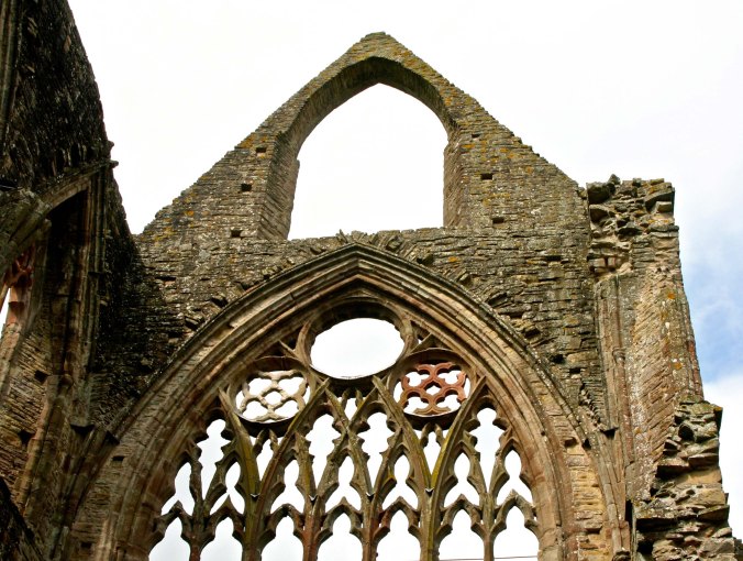 Tintern Abbey sky view