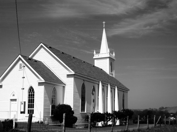 My photo of St. Teresa's Catholic Church from the Potter School.