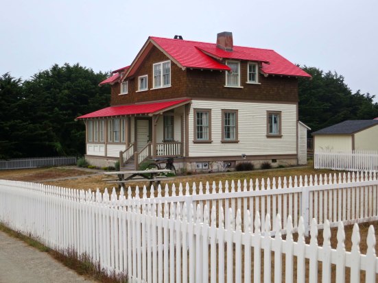 Where the lighthouse keeper once lived.