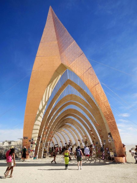The Temple of Promise at Burning Man 2012.