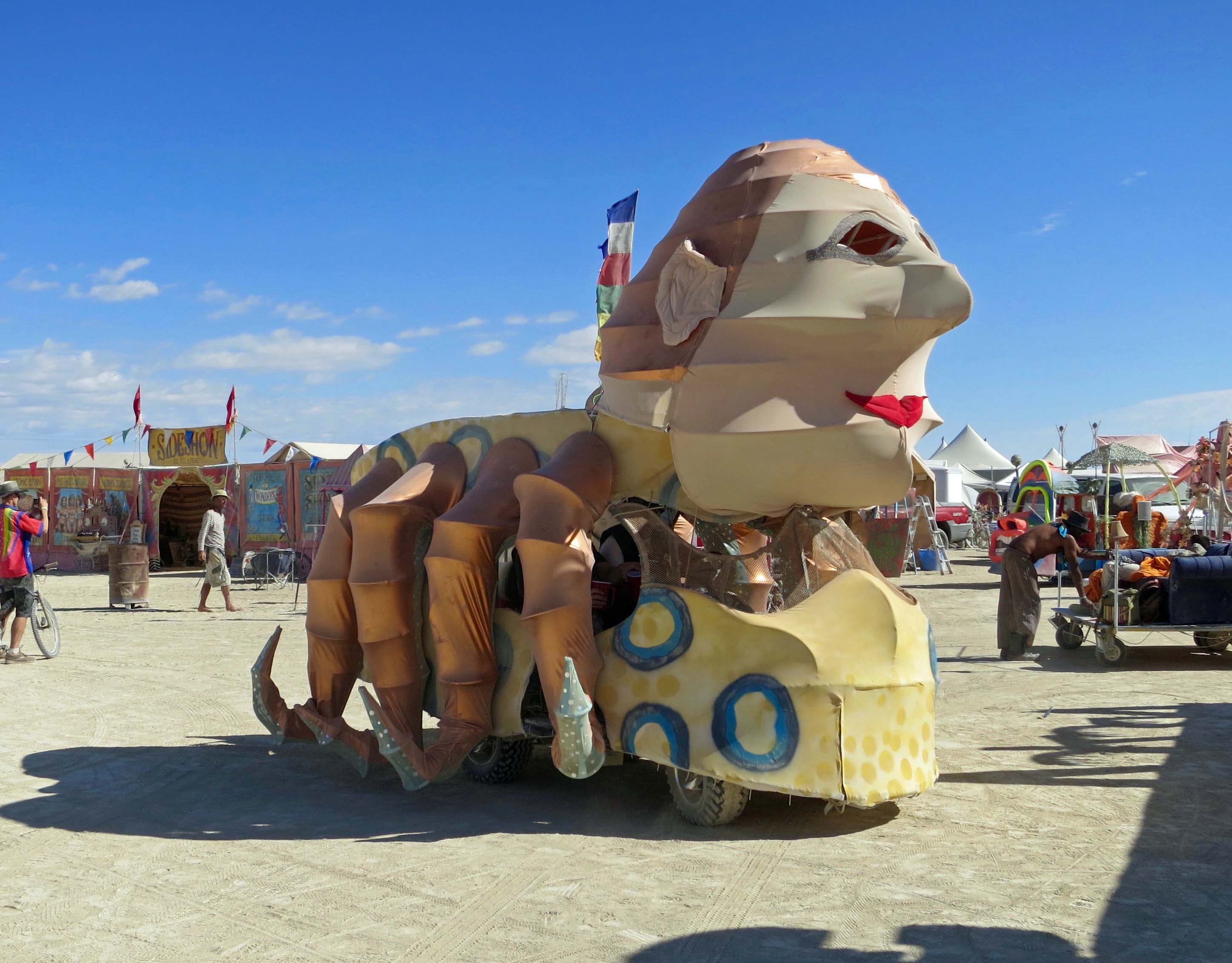 Arachne Mutant Vehicle at Burning Man 2015