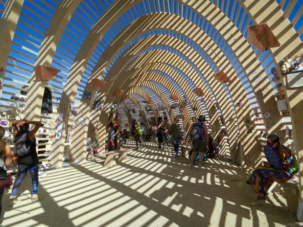 Inside the Temple at midday... shadows and light.