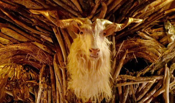 The best of horror stories my require a goat like this.