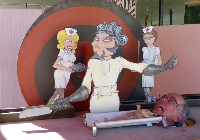 Don seems a little worried about the doctor that was prepared to operate on him in one of the carnivals side tents. 