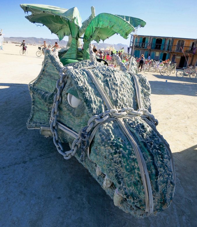 I found this impressive alligator lurking next to the NOLA Camp, which seemed like an appropriate location.