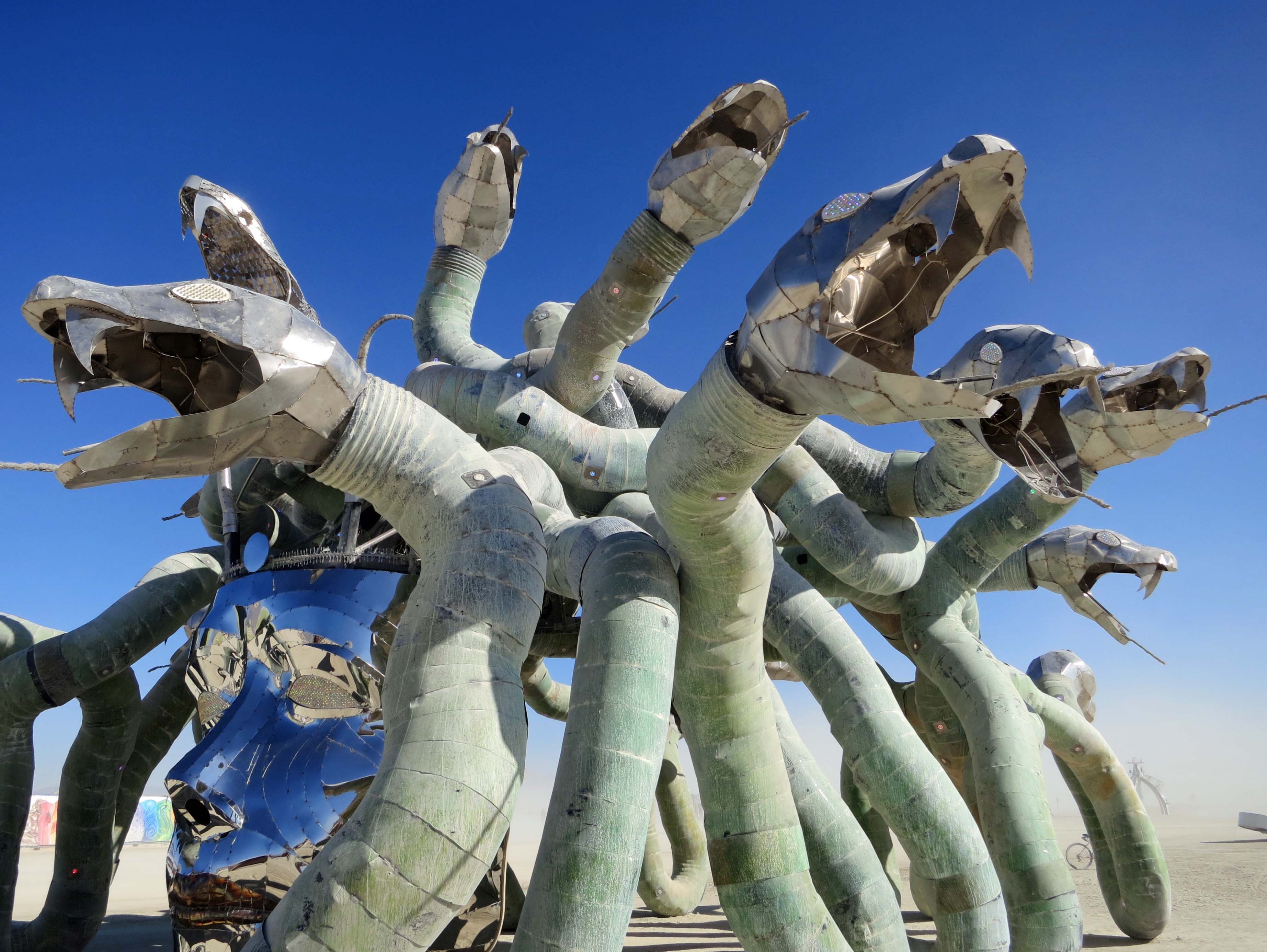 19. Medusa and her snake hairdo