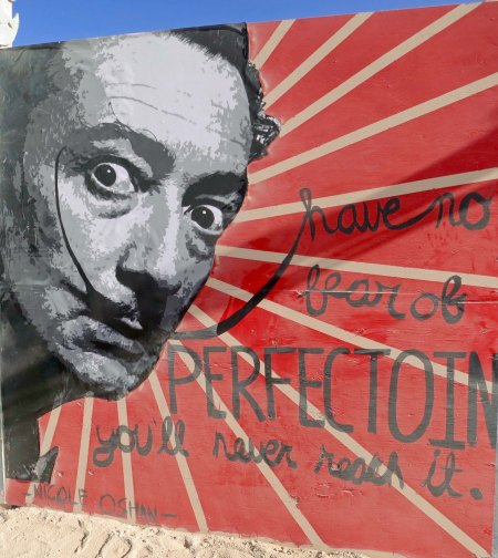 A not so angelic Salvador Dali.