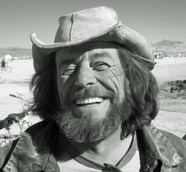 The folks who come to Burning Man represent a broad spectrum of people representing all ages and occupations— from broke college students to billionaires. this fellow is a veteran Burner who works with the Department of Public Works that helps build Black Rock City.