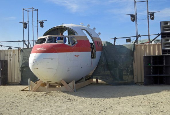 Or maybe a jet airplane hosting a DJ.