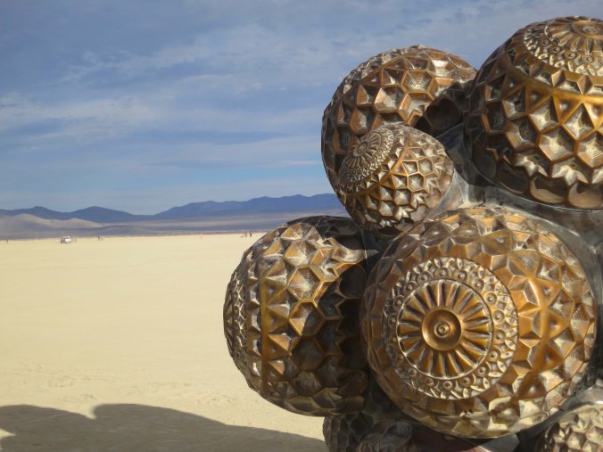 14 Molecule sculpture 3 at Burning Man 2015