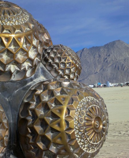 15 Molecule sculpture 5 at Burning Man 2015