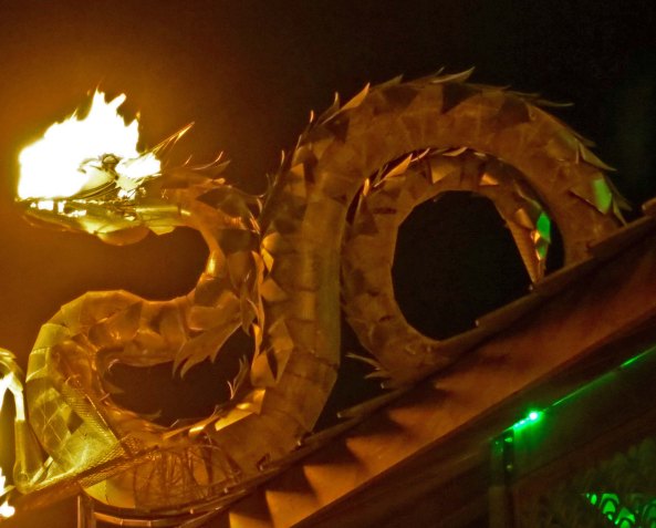 And a fire breathing dragon.