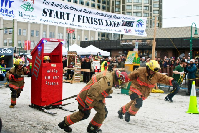 Judging from the look, I'd say that the Willow Fire Department provided serious competition. 