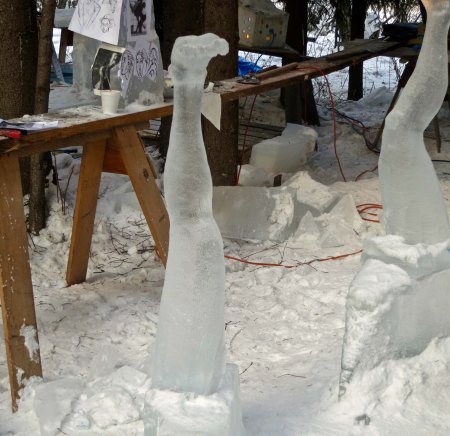 2016 Word Ice Art Championships in Fairbanks.