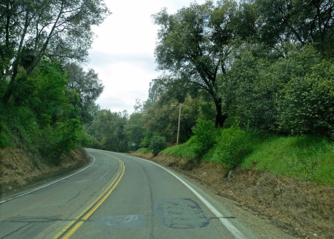 The road out of Sutter Creek. There will be lots of street shots in this series, since this was my world for the six months I bicycled.