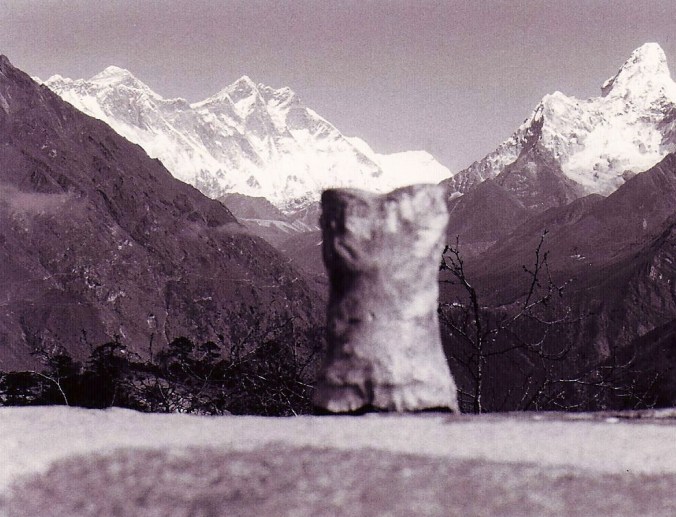 Bone checks out Mt. Everest in Nepal
