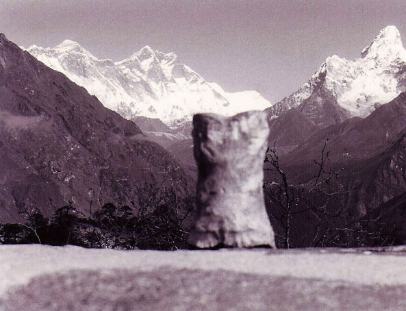 Bone checks out Mt. Everest in Nepal