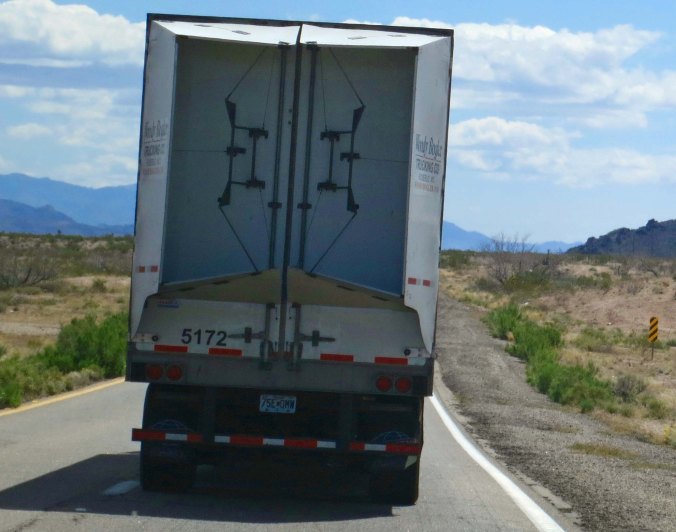 Big rigs traveling 60 miles per hour on narrow roads with no shoulders tended to elevate my heart rate, especially when they chose to come up behind me and honk their horns. (Most were quite courteous.)