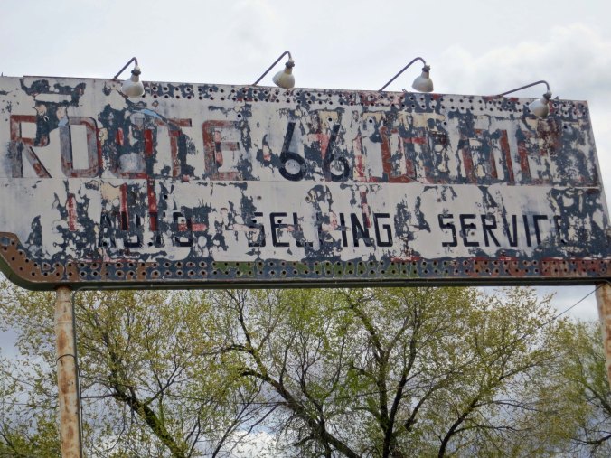Ash Fork is also an historic Route 66 town as indicated by this sign.
