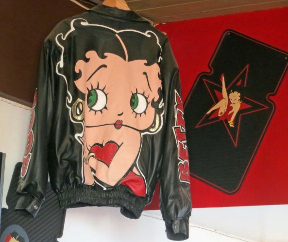 The restaurant featured Betty Boop.