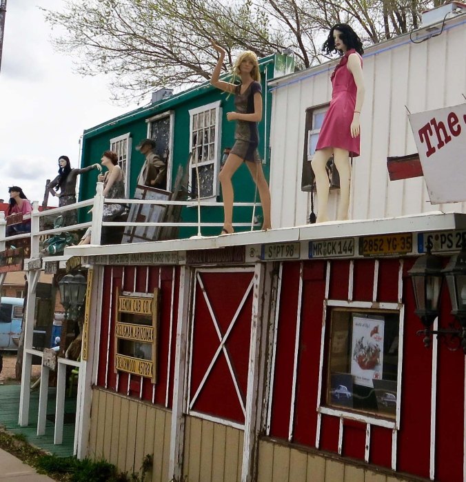 This bar featured what I can only assume were supposed to be ladies of the evening. 