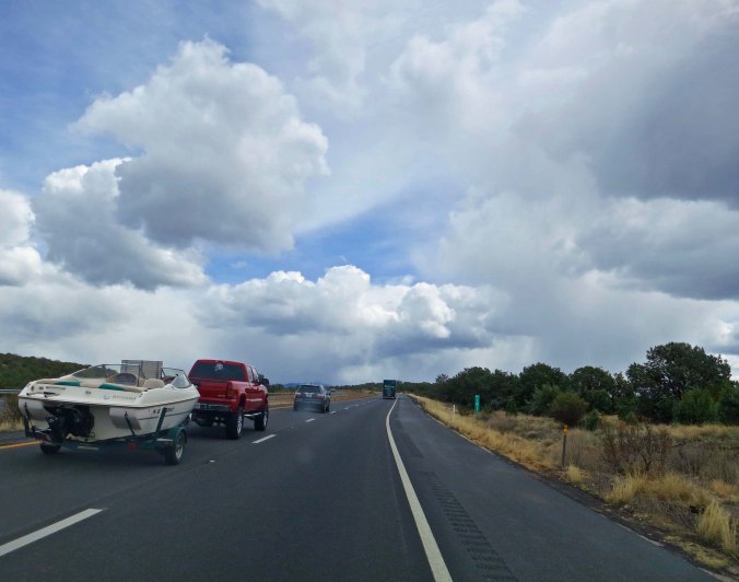 So much for my peaceful road. Route 66 dumped me on to Interstate 40.