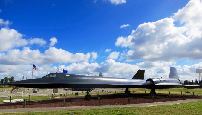 A sideview of the Blackbird.