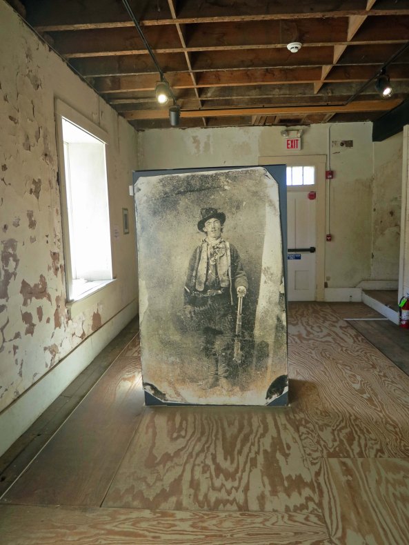 This is a copy of the only known photo of Billy the Kid. It's found in what was once Murphy and Dolan's dry goods store and headquarters in Lincoln, NM. Later it would become Sheriff Pat Garret's Office. Billy would escape from here by killing two deputy sheriffs.