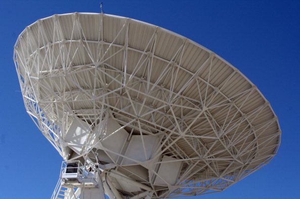 The dish is 82 feet in diameter.