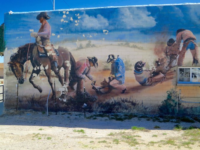 For my final photo of the day, this mural adorned the side of a business in Tatum. The spirit of the Old West lives on.