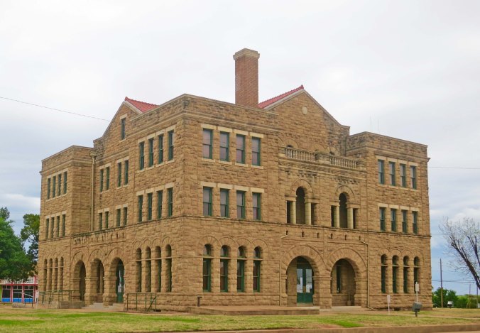 Restored Courthouse in Archer City, Texas.