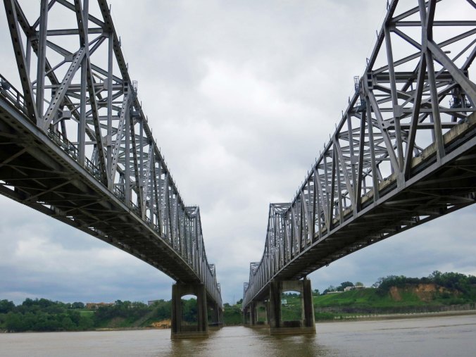 The Natchez-Vidalia Bridge across the Mississippi River.