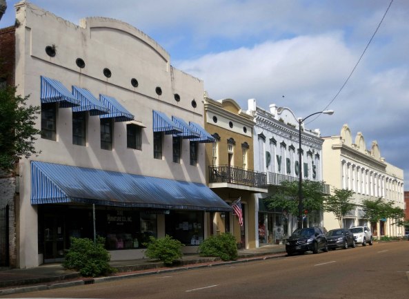 Downtown Natchez, Mississippi.