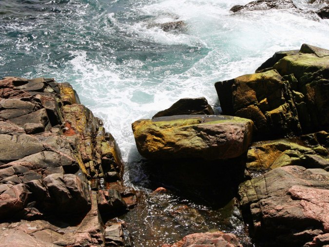 The Cabot Trail moves between the Highlands and Coast. Give a choice between long sandy beaches and rocky coasts I will always prefer the rocky coasts, unless I happen to be on a tropical island.