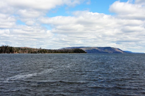 A view form the beginning of the Cabot Trail looking not toward the Cape breton Highlands.