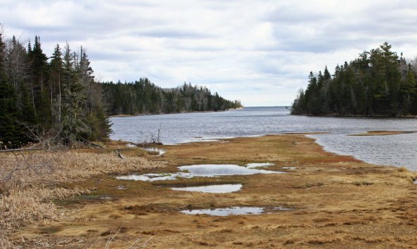 Looking the other direction at St. Ann's Provincial Park along the Cabot Trail.