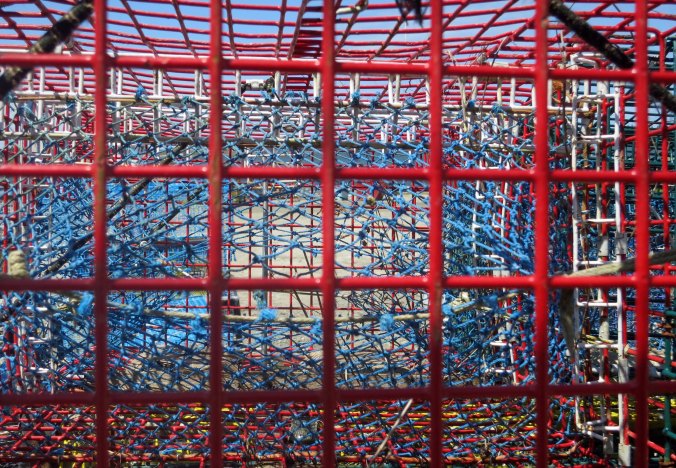 Crab fishing is important off of Nova Scotia and there must be thousands of crab traps such as this in Yarmouth.