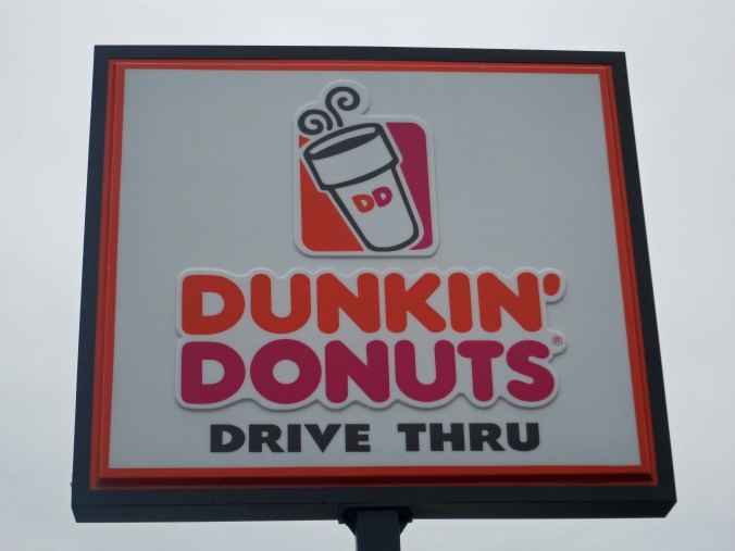 You might wonder why I would feature this Dunkin' Donuts sign I found outside of Bangor on the way to Bar Harbor. The reason is I never passed up a donut shop on my trip! 