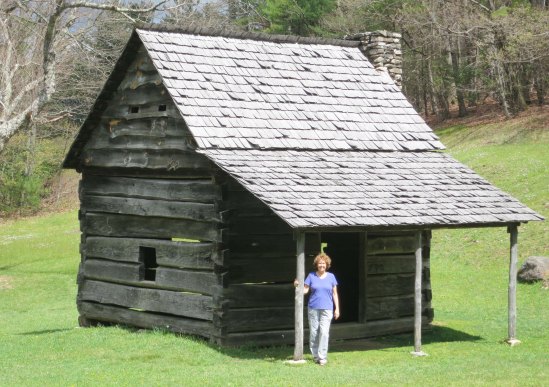 Jesse Brown's cabin on the Blue Ridge Parkway.