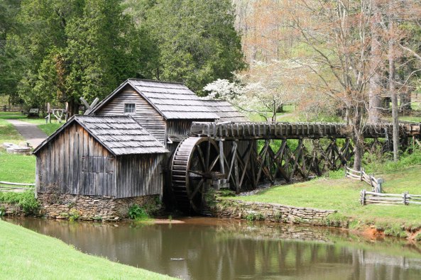 Mary Mill on the Blue Ridge Parkway in Virginia.