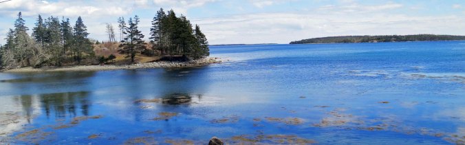 Numerous islands, such as this, are scattered along Nova Scotia's East Coast.
