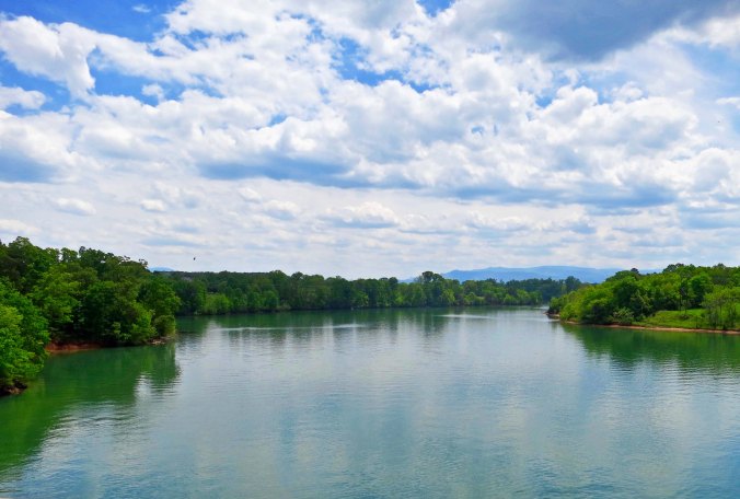 Little Tennessee River flowing through eastern Tennessee.
