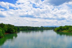 Little Tennessee River flowing through eastern Tennessee.
